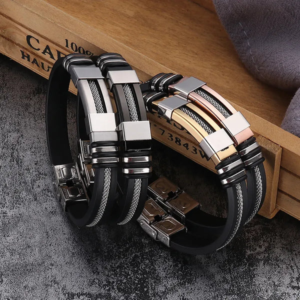 Pulseira de Aço Masculina